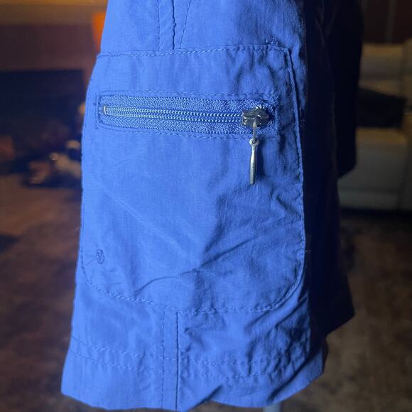 Columbia royal blue sport cargo shorts Sz M women - Picture 5 of 8